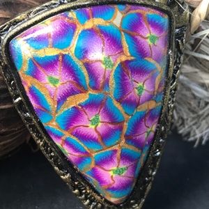 Polymer clay necklace